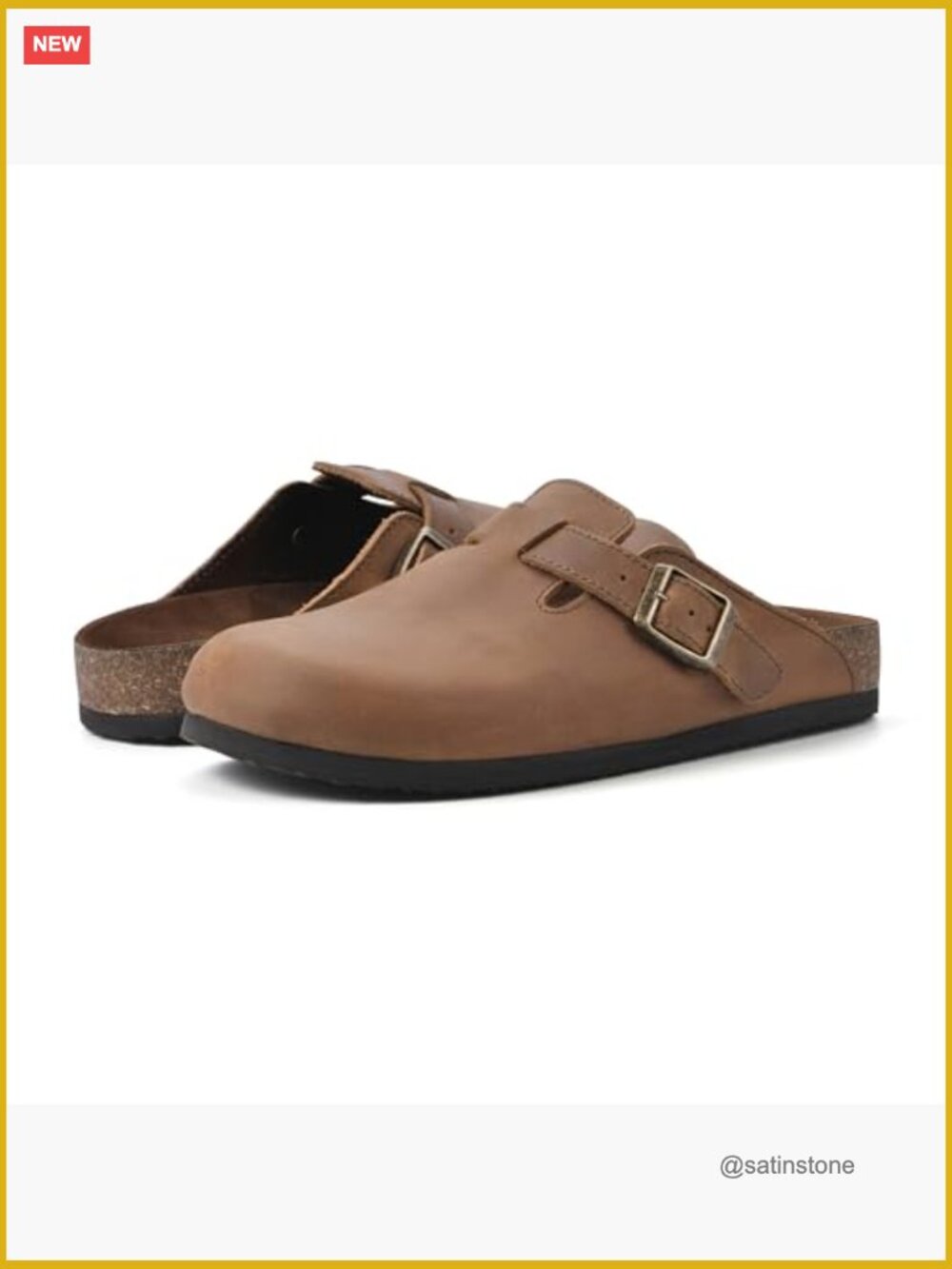Faux Shearling Lining Contoured Footbed Slip-On Mule Clog - Picture 2 of 7